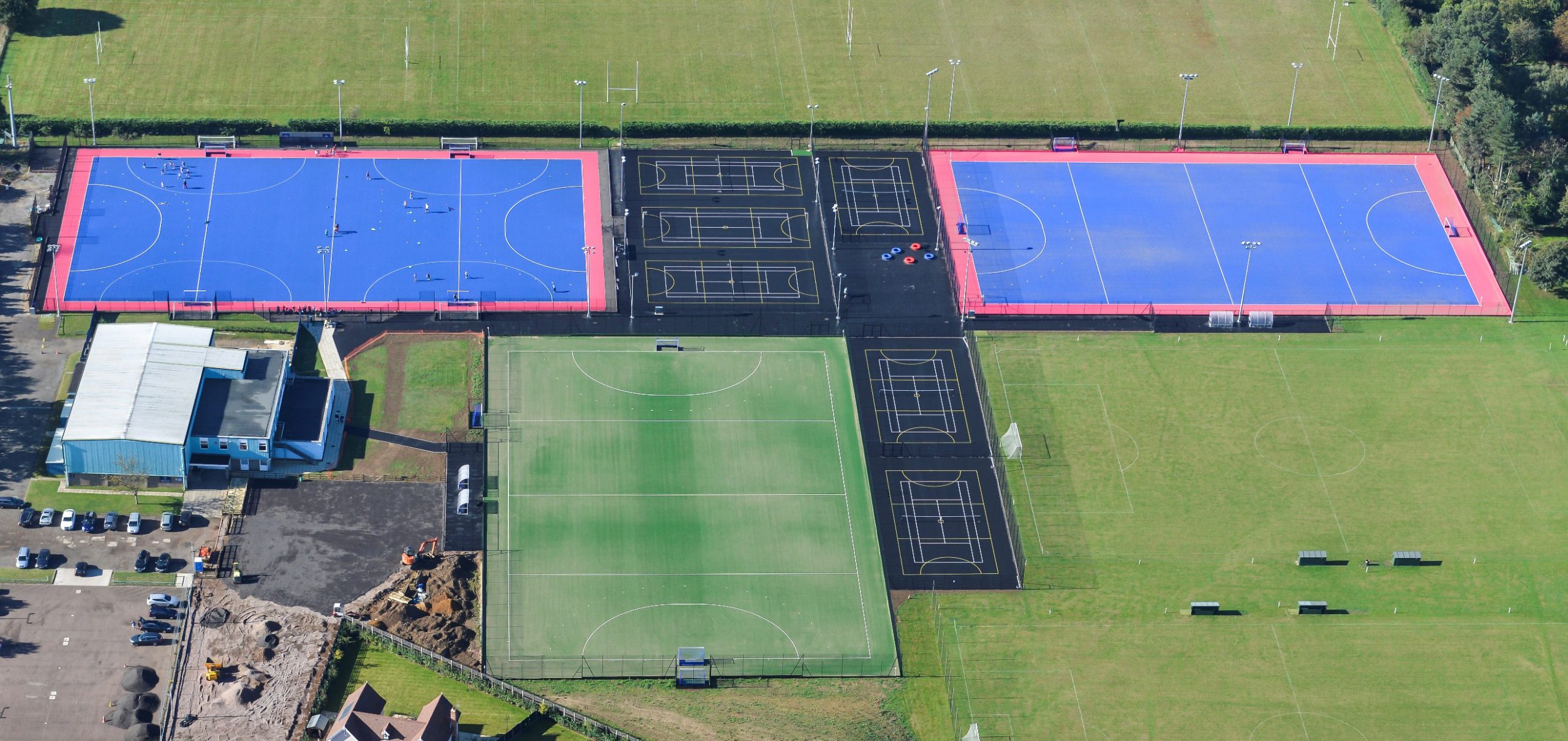 Ipswich School Sports Centre Aerial Picture