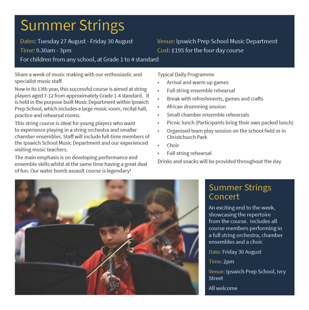 Summer Strings Booklet